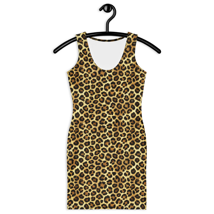 Bodycon Dress – Soft Leopard Pattern | ARLXUN