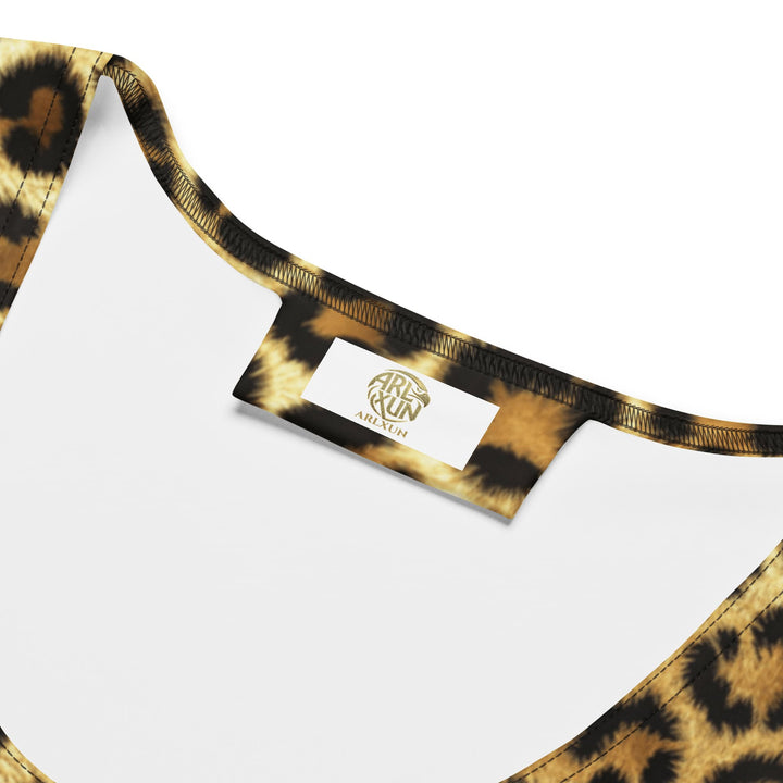 Bodycon Dress – Soft Leopard Pattern | ARLXUN
