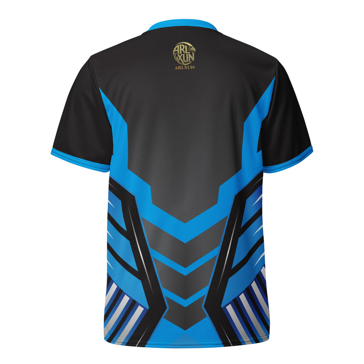 Product moGraphic Sports Jersey – Blue & Black Striped Print | ARLXUNckup