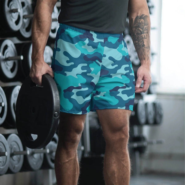 Army Pattern 8 Unisex Athletic Long Shorts -ARLXUN