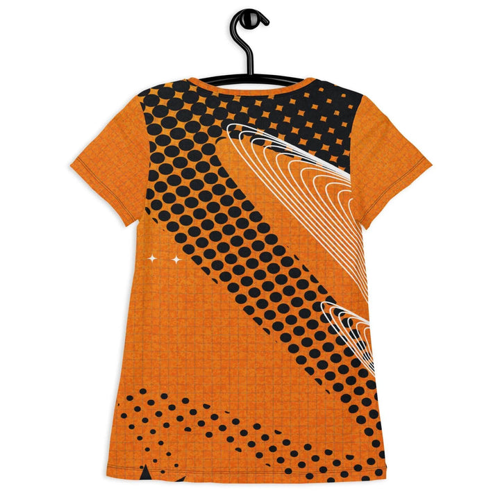 Women's Athletic T-Shirt with Geometric Print -ARLXUN