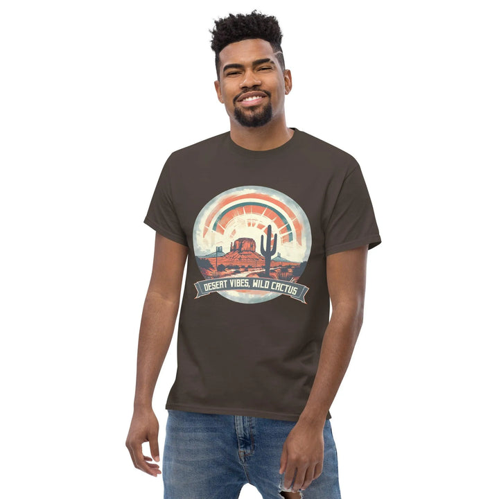 Unisex Classic Tee – Desert Vibes Wild Cactus -ARLXUN