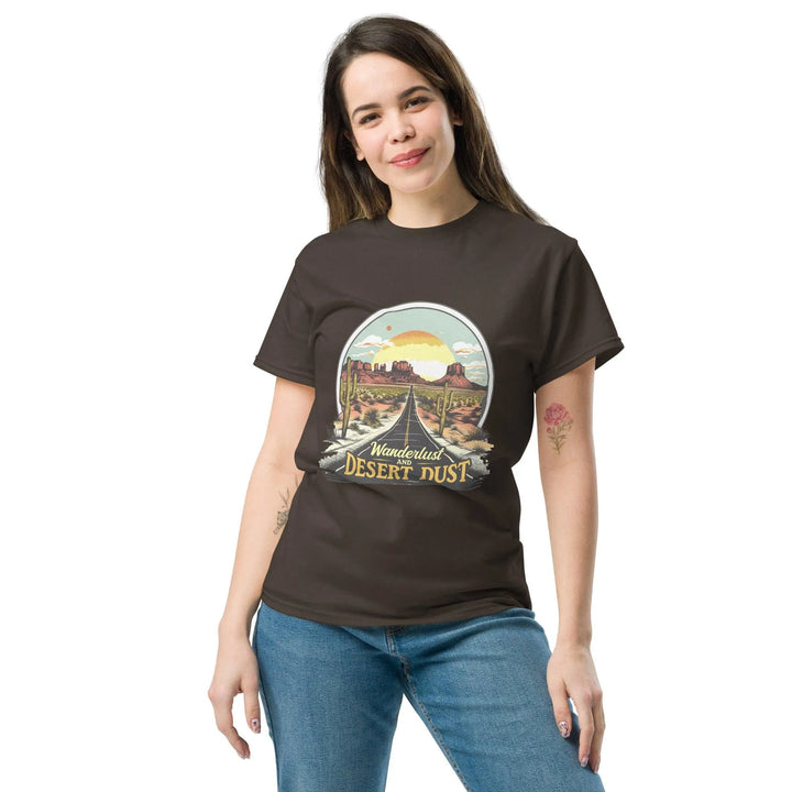 Unisex classic tee Wanderlust & desert dust -ARLXUN