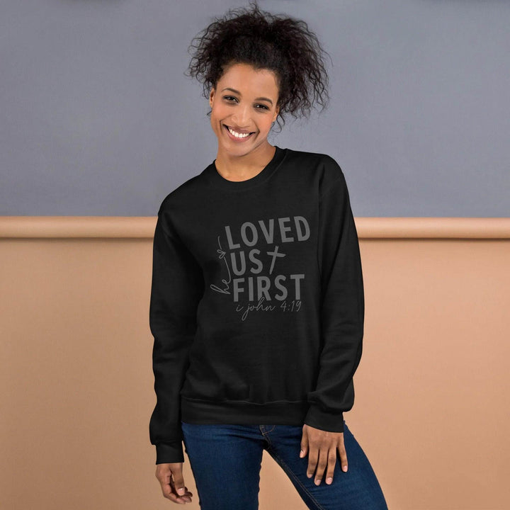 Loved us First Unisex Sweatshirt -ARLXUN
