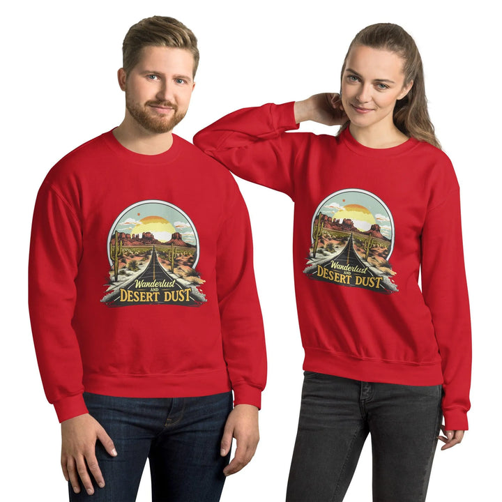 Wanderlust-And-Desert-Dust Unisex Sweatshirt -ARLXUN