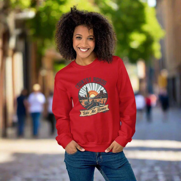 Country Roads Take Me Unisex Sweatshirt -ARLXUN