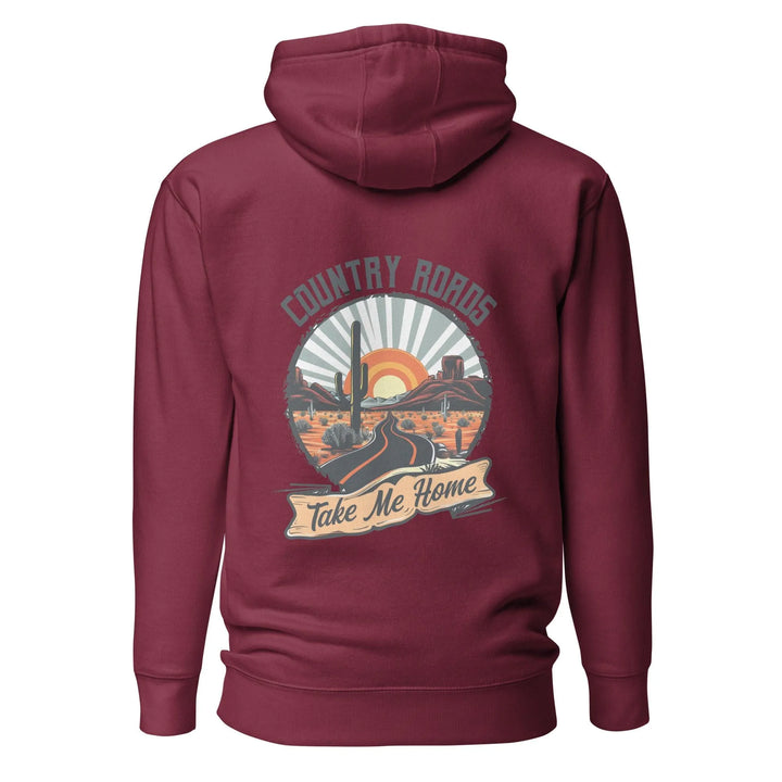 Unisex Hoodie Country Roads Take Me Home -ARLXUN