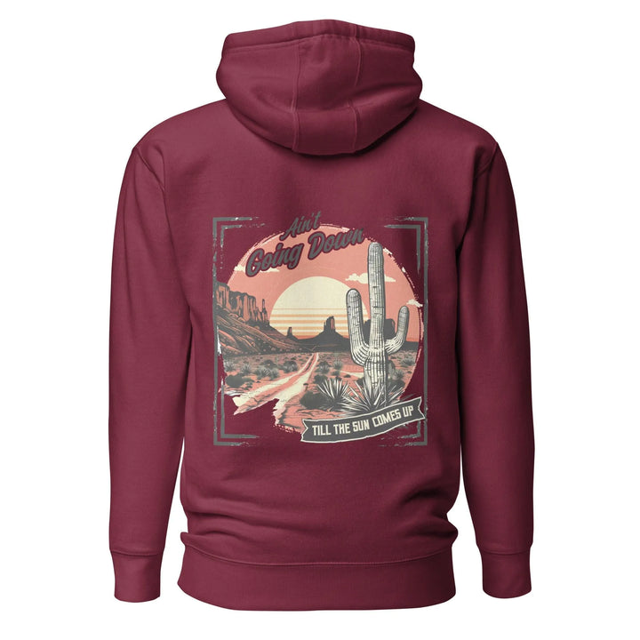 Unisex Hoodie, A, Ain't Going Down -ARLXUN