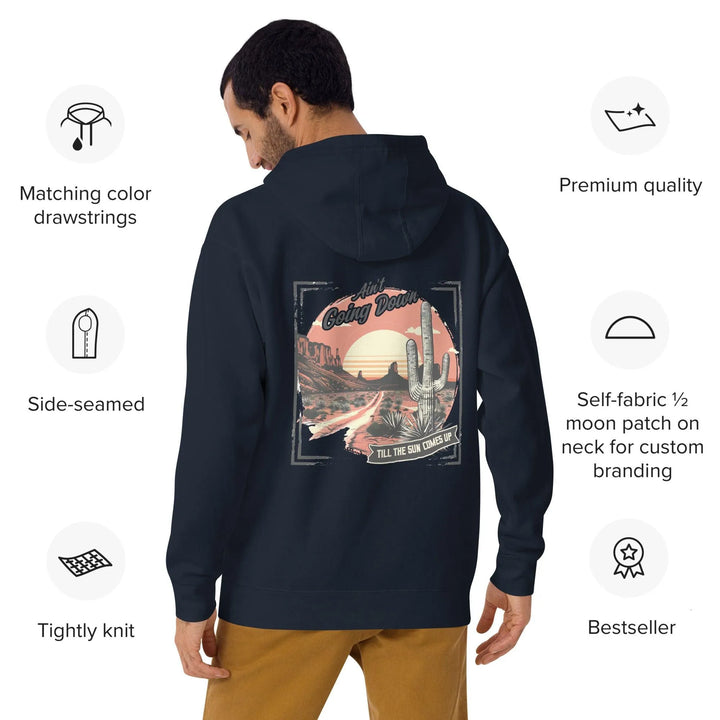 Unisex Hoodie, A, Ain't Going Down -ARLXUN