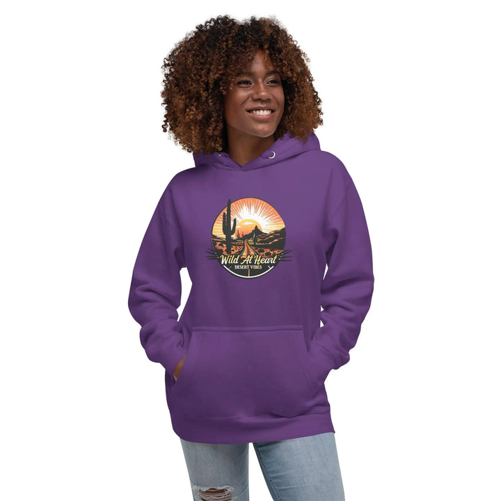 Unisex Hoodie Wild At Heart, Desert Vibes -ARLXUN