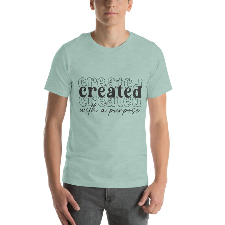 Unisex T-Shirt - Created with a Purpose -ARLXUN