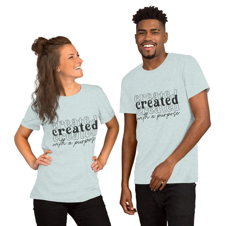 Unisex T-Shirt - Created with a Purpose -ARLXUN