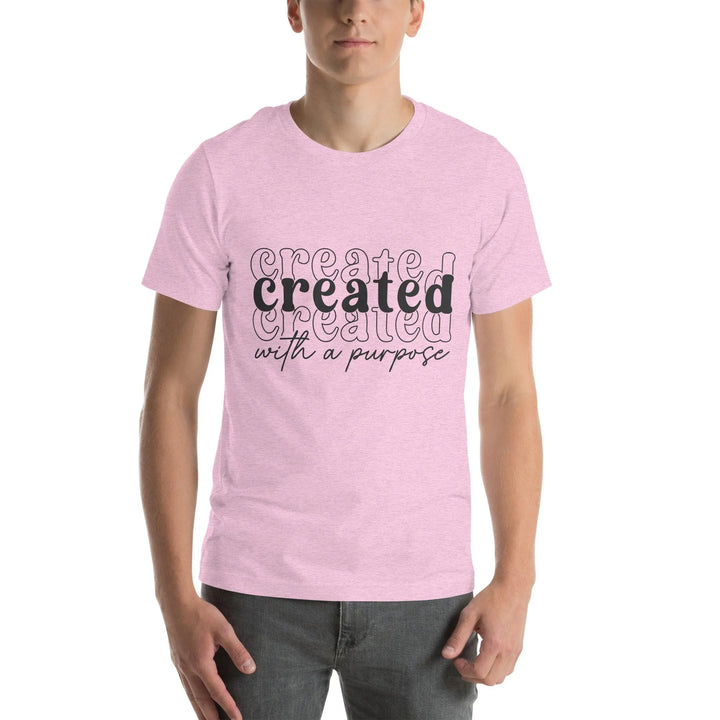 Unisex T-Shirt - Created with a Purpose -ARLXUN
