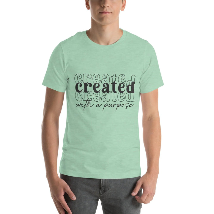 Unisex T-Shirt - Created with a Purpose -ARLXUN