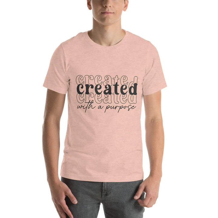 Unisex T-Shirt - Created with a Purpose -ARLXUN