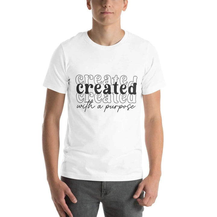 Unisex T-Shirt - Created with a Purpose -ARLXUN
